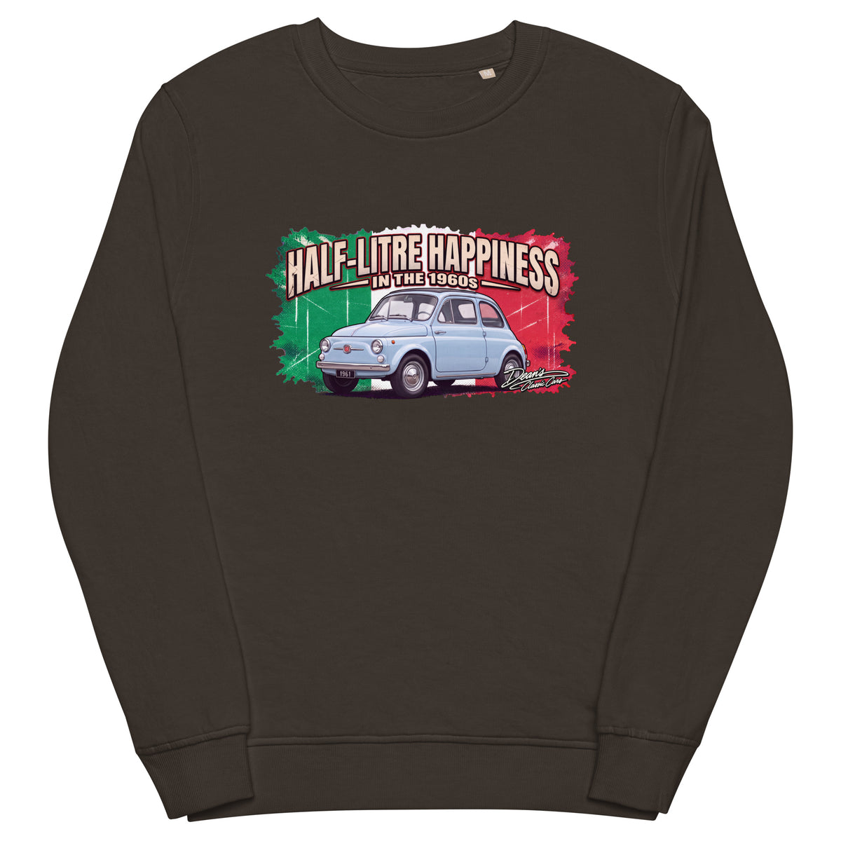 500 D Celestial Blue Mid-Weight Sweatshirt - Dean's Classic Cars