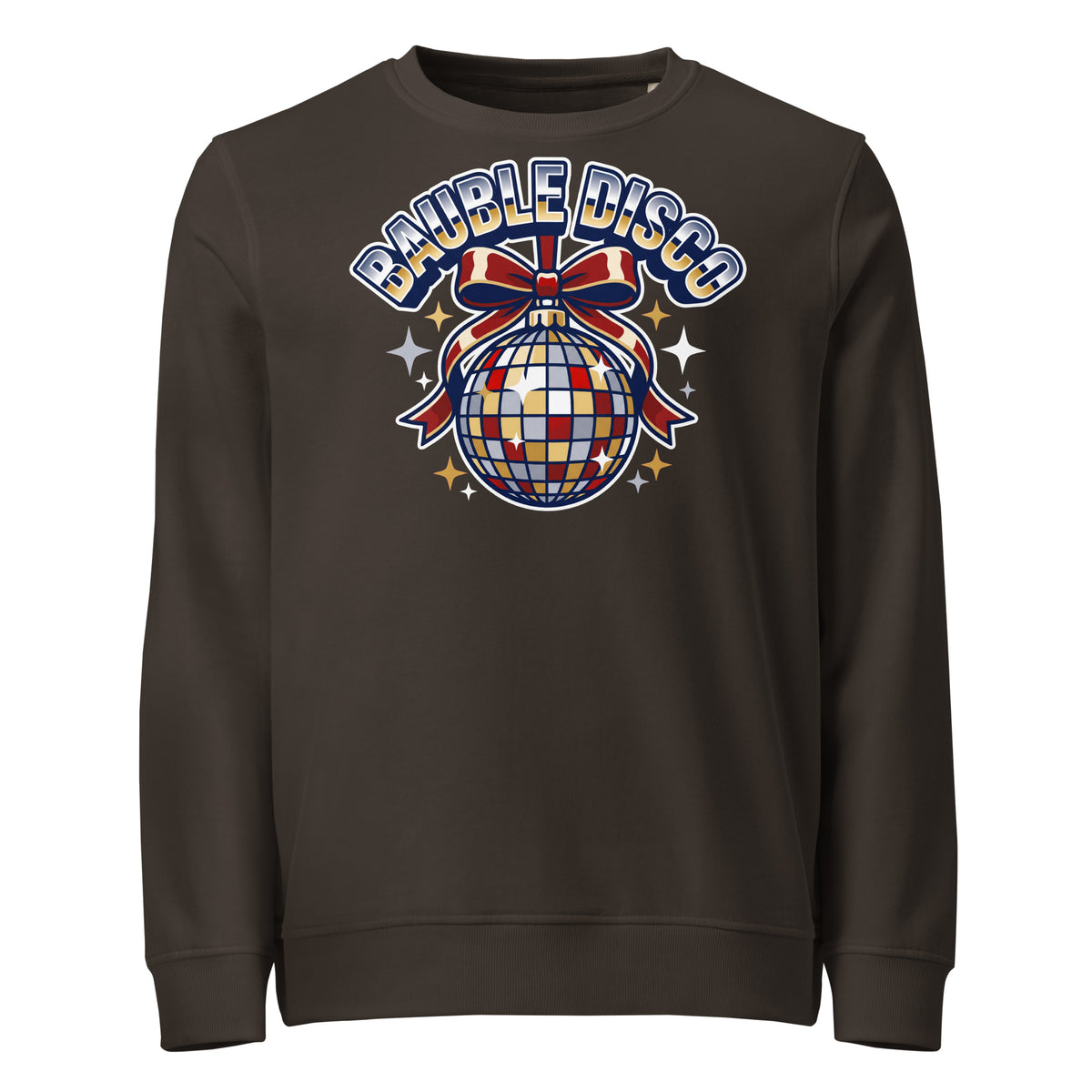 Bauble Disco Christmas Mid-Weight Sweatshirt - Ricki Robin