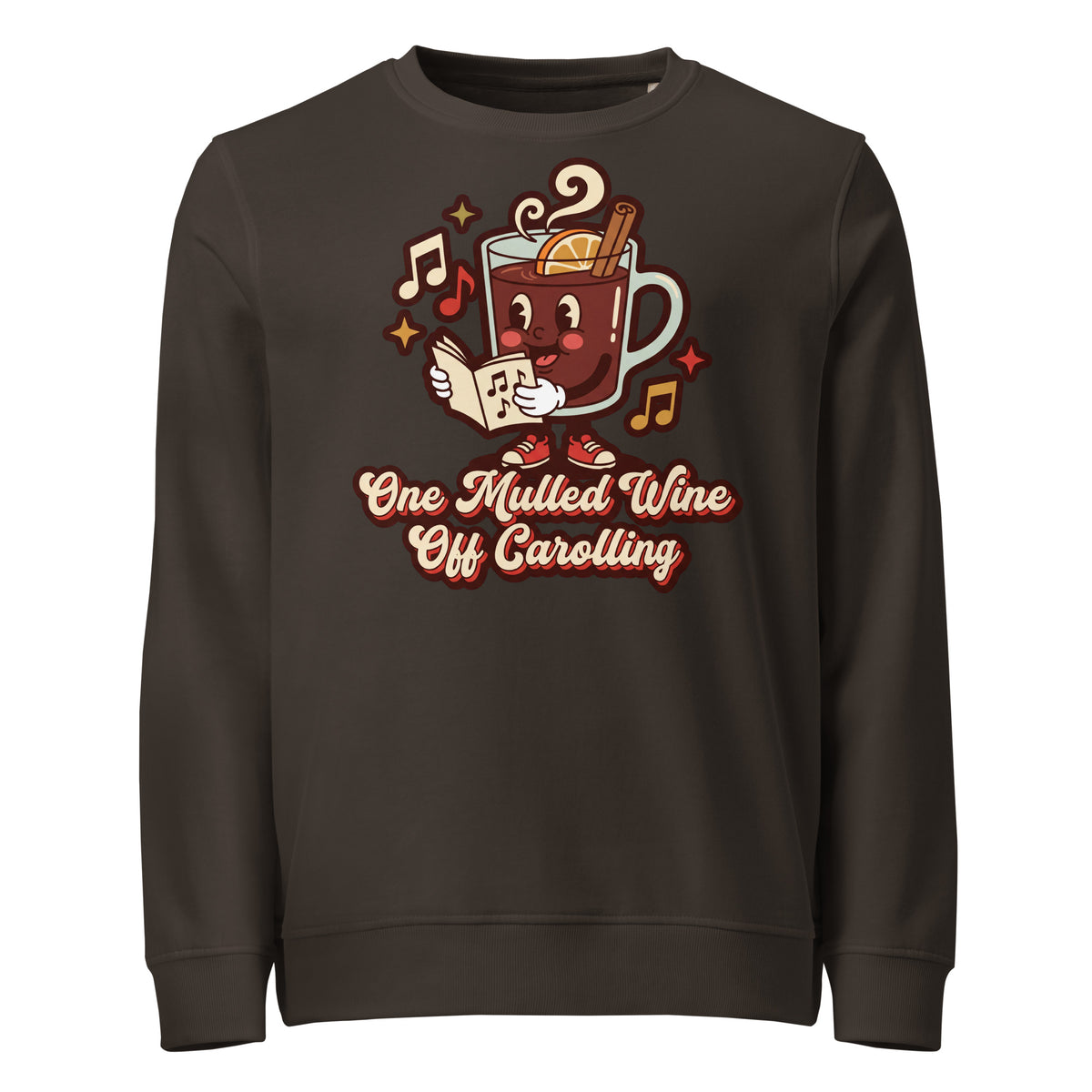 One Mulled Wine Off Carolling Christmas Mid-Weight Sweatshirt - Ricki Robin