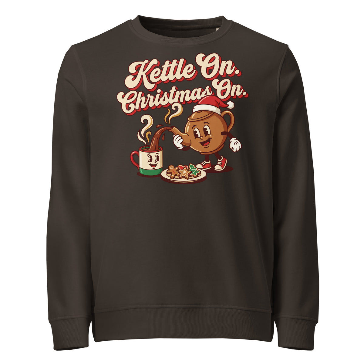 Kettle On. Christmas On. Mid-Weight Sweatshirt - Ricki Robin
