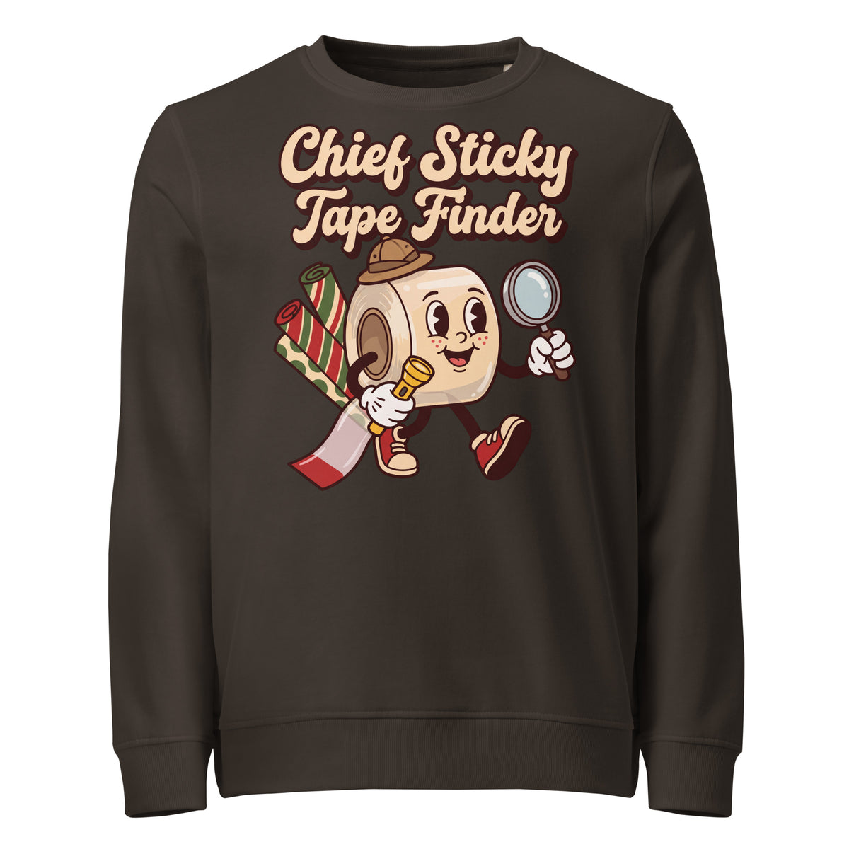 Chief Sticky Tape Finder Christmas Mid-Weight Sweatshirt - Ricki Robin