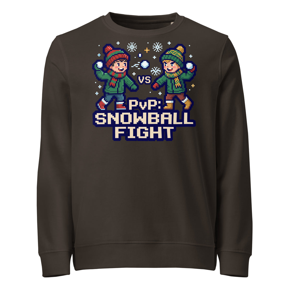 PvP: Snowball Fight Christmas Mid-Weight Sweatshirt - Ricki Robin