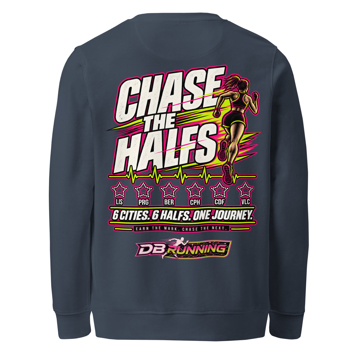 Chase the Halfs Female - Mid-Weight Sweatshirt - DB Running