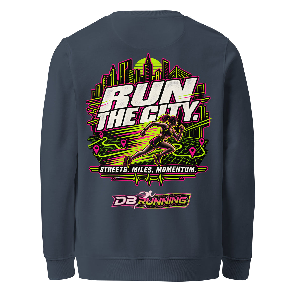 Run the City Female - Mid-Weight Sweatshirt - DB Running