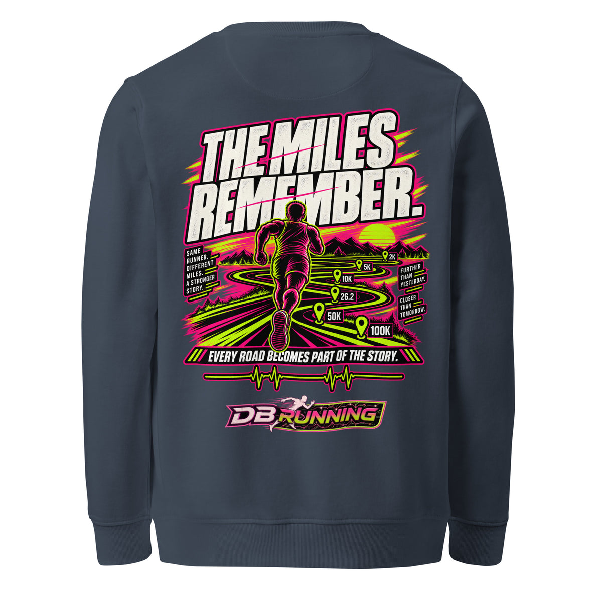 The Miles Remember Male - Mid-Weight Sweatshirt - DB Running
