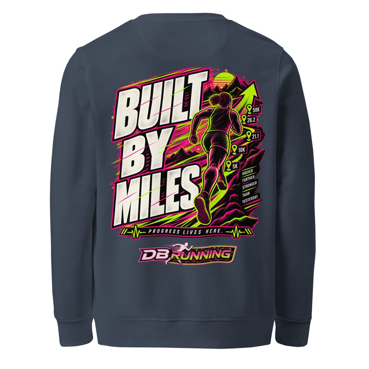 Built by Miles Female - Mid-Weight Sweatshirt - DB Running