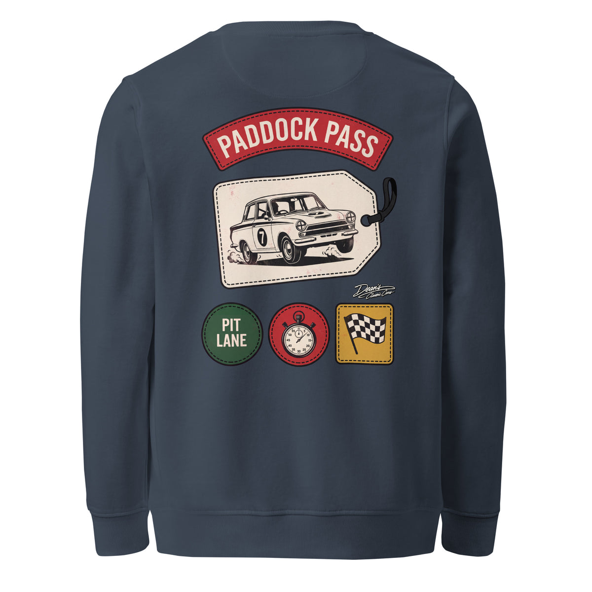 Cortina Paddock Pass Seven Mid-Weight Sweatshirt - Dean's Classic Cars