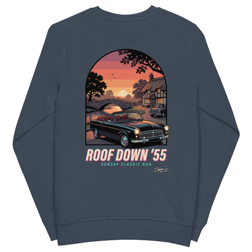 Consul Convertible Roof Down Mid-Weight Sweatshirt - Dean's Classic Cars