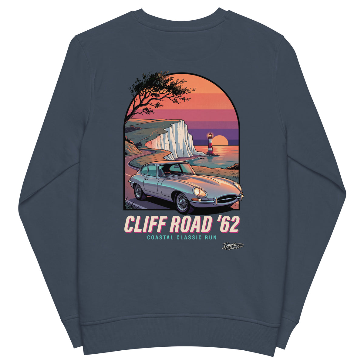 E Type Cliff Road Mid-Weight Sweatshirt - Dean's Classic Cars