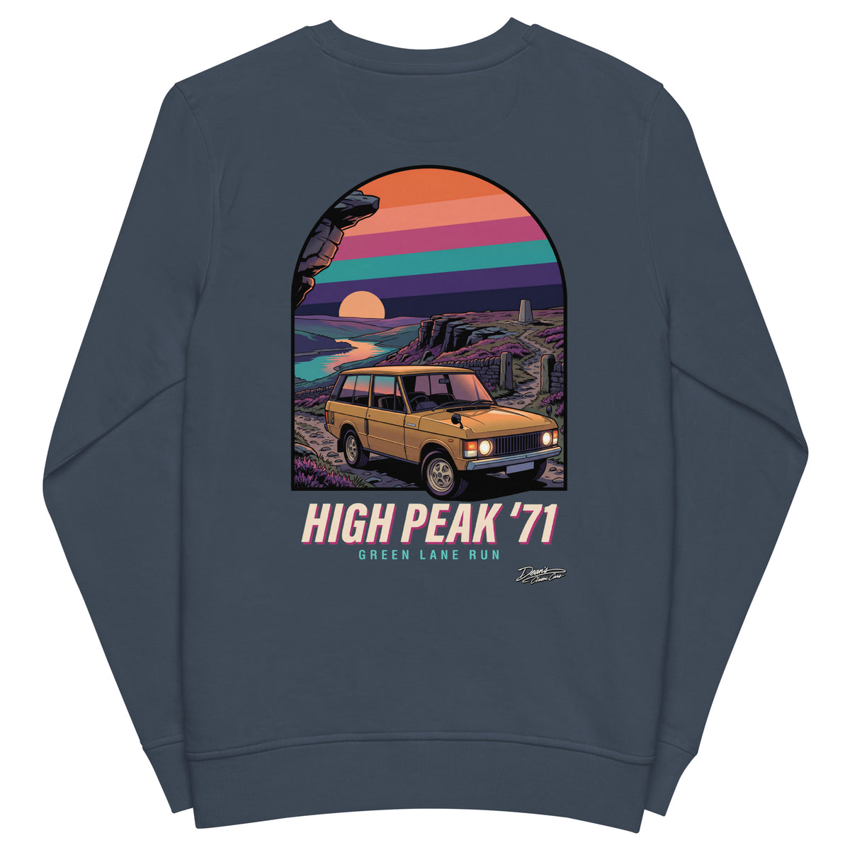 Range Rover High Peak Mid-Weight Sweatshirt - Dean's Classic Cars