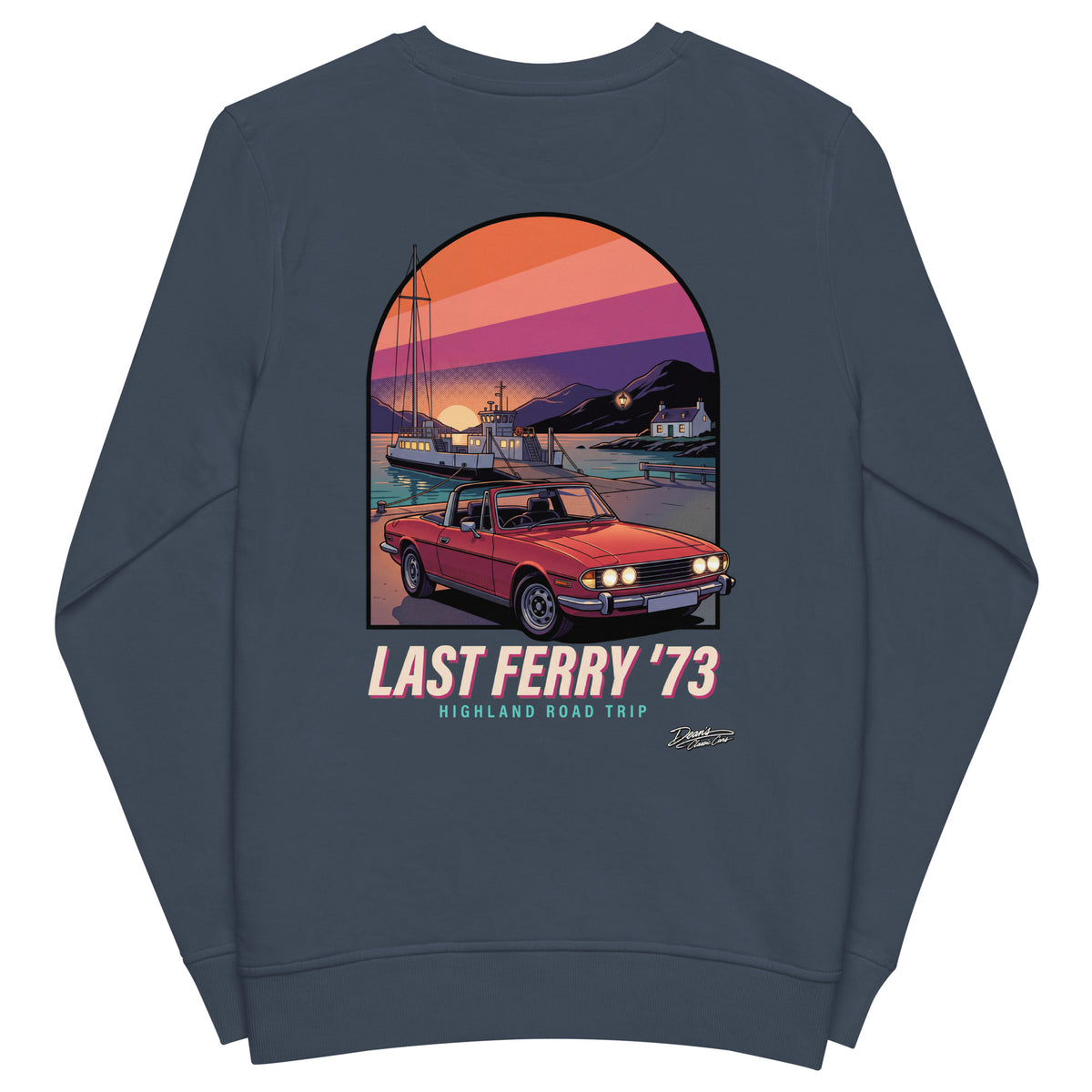 Stag Mk2 Last Ferry Mid-Weight Sweatshirt - Dean's Classic Cars