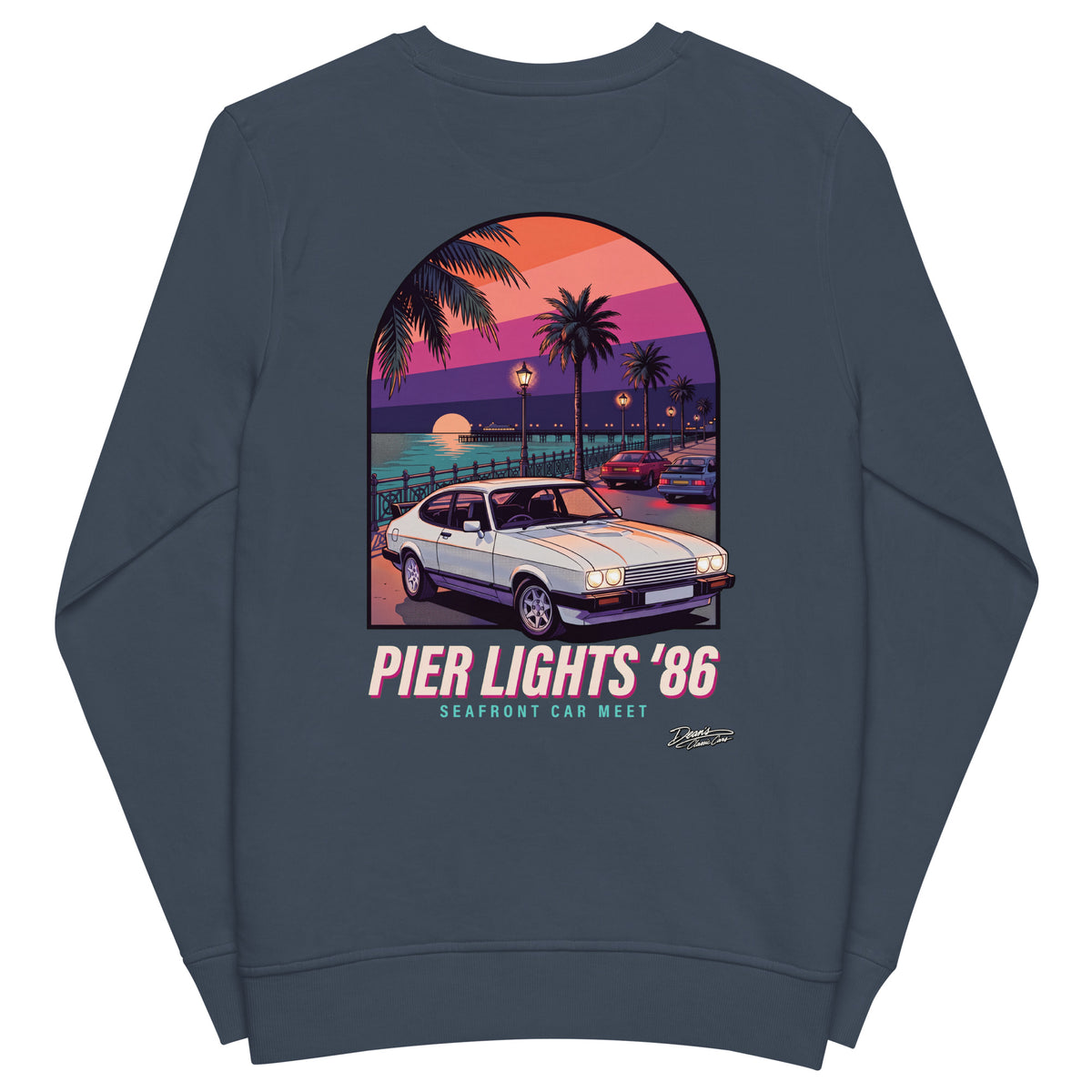 Injection Special Pier Lights Mid-Weight Sweatshirt - Dean's Classic Cars