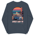 Split Screen Sunset Surf Mid-Weight Sweatshirt - Dean's Classic Cars