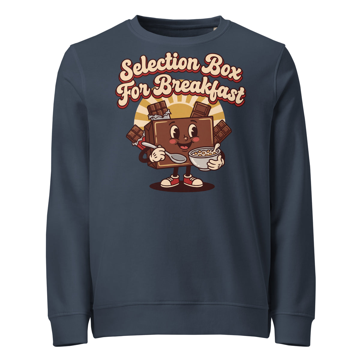 Selection Box For Breakfast Christmas Mid-Weight Sweatshirt - Ricki Robin