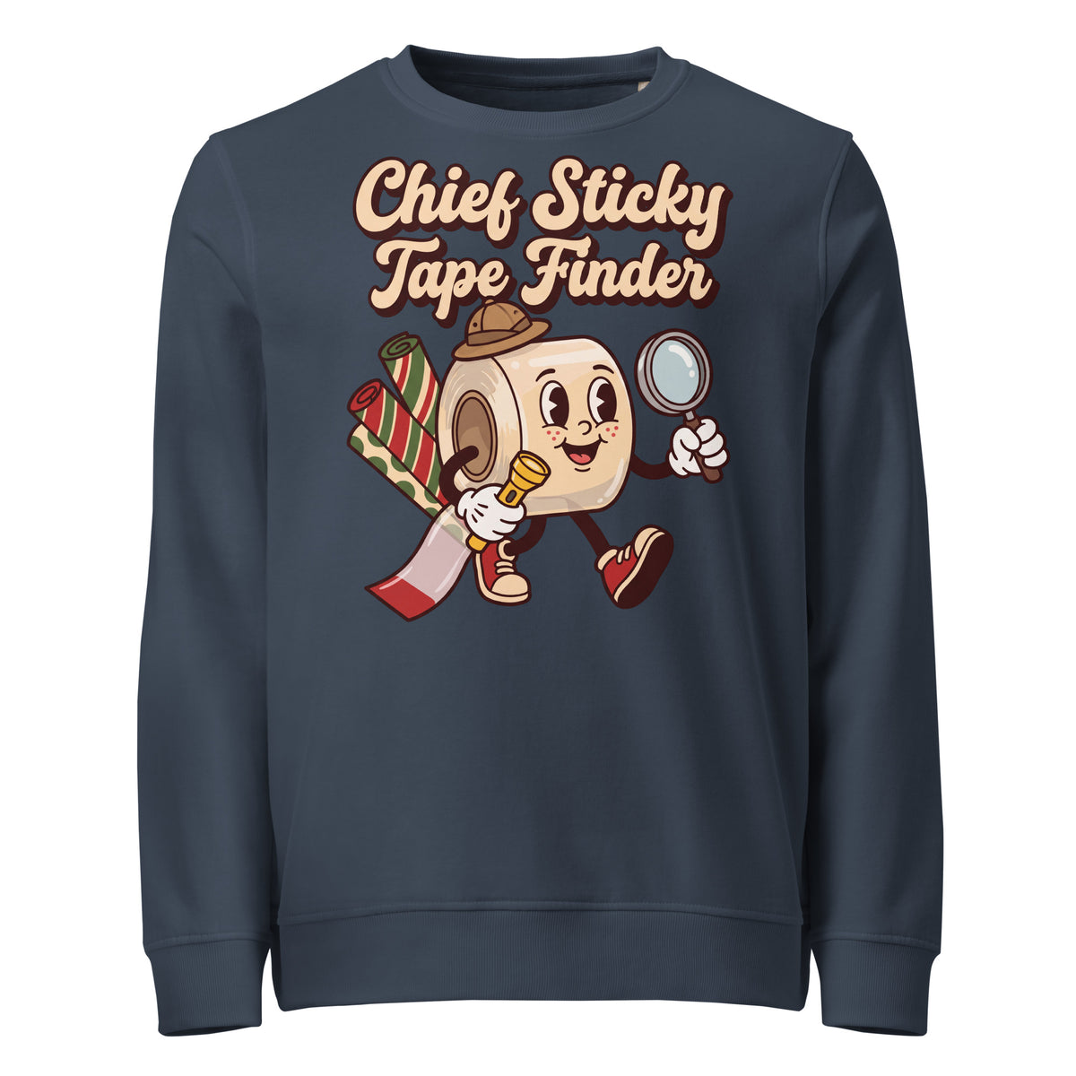 Chief Sticky Tape Finder Christmas Mid-Weight Sweatshirt - Ricki Robin