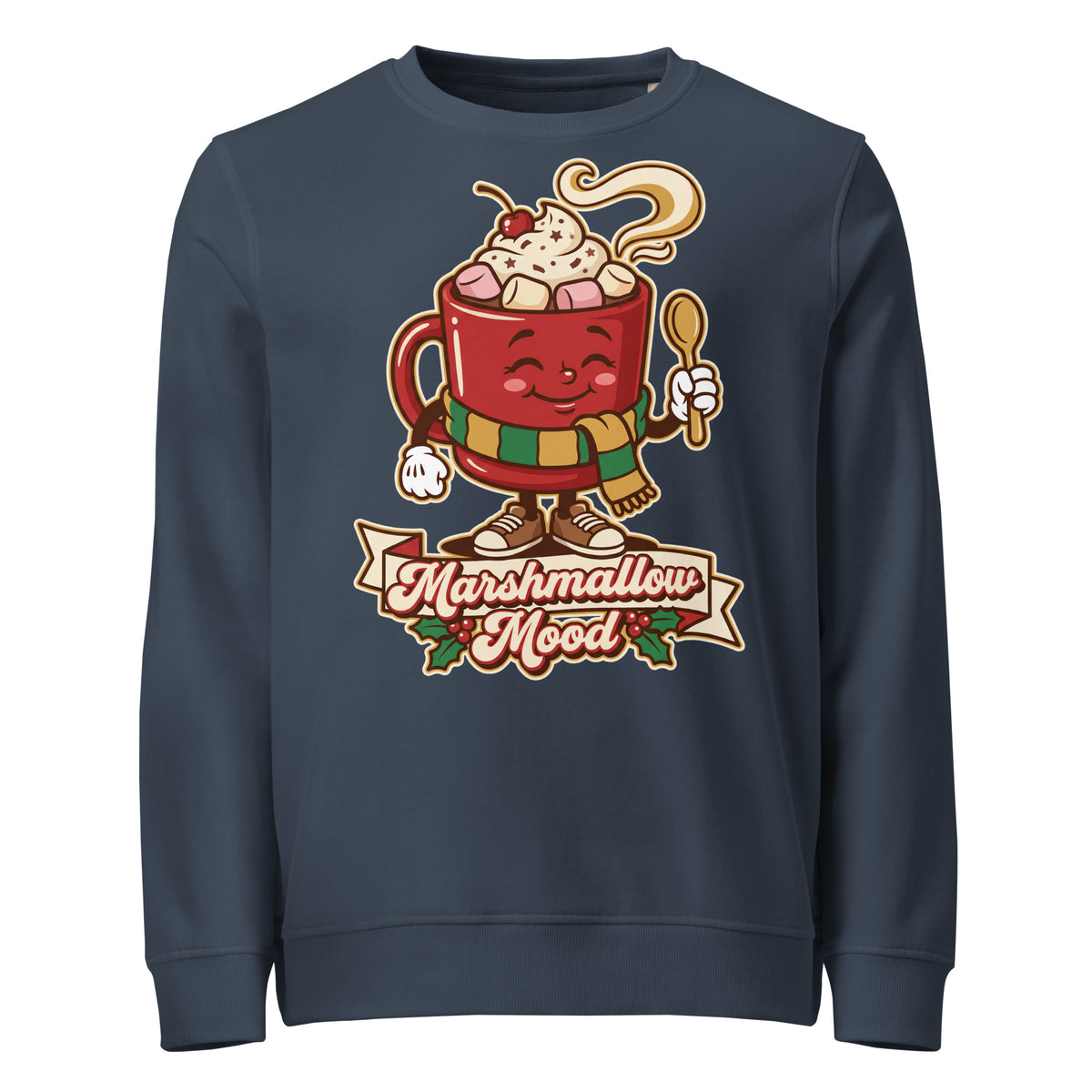 Marshmallow Mood Christmas Mid-Weight Sweatshirt - Ricki Robin