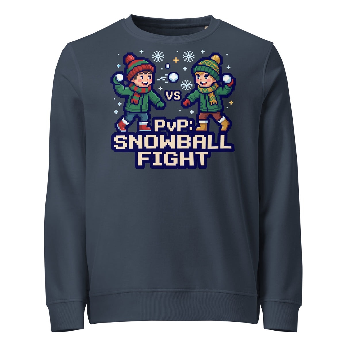 PvP: Snowball Fight Christmas Mid-Weight Sweatshirt - Ricki Robin