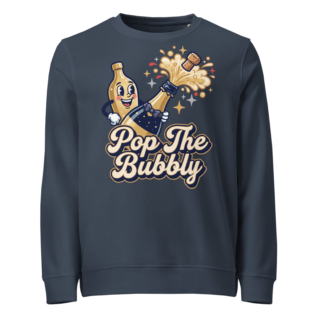 Pop The Bubbly New Year Mid-Weight Sweatshirt - Ricki Robin