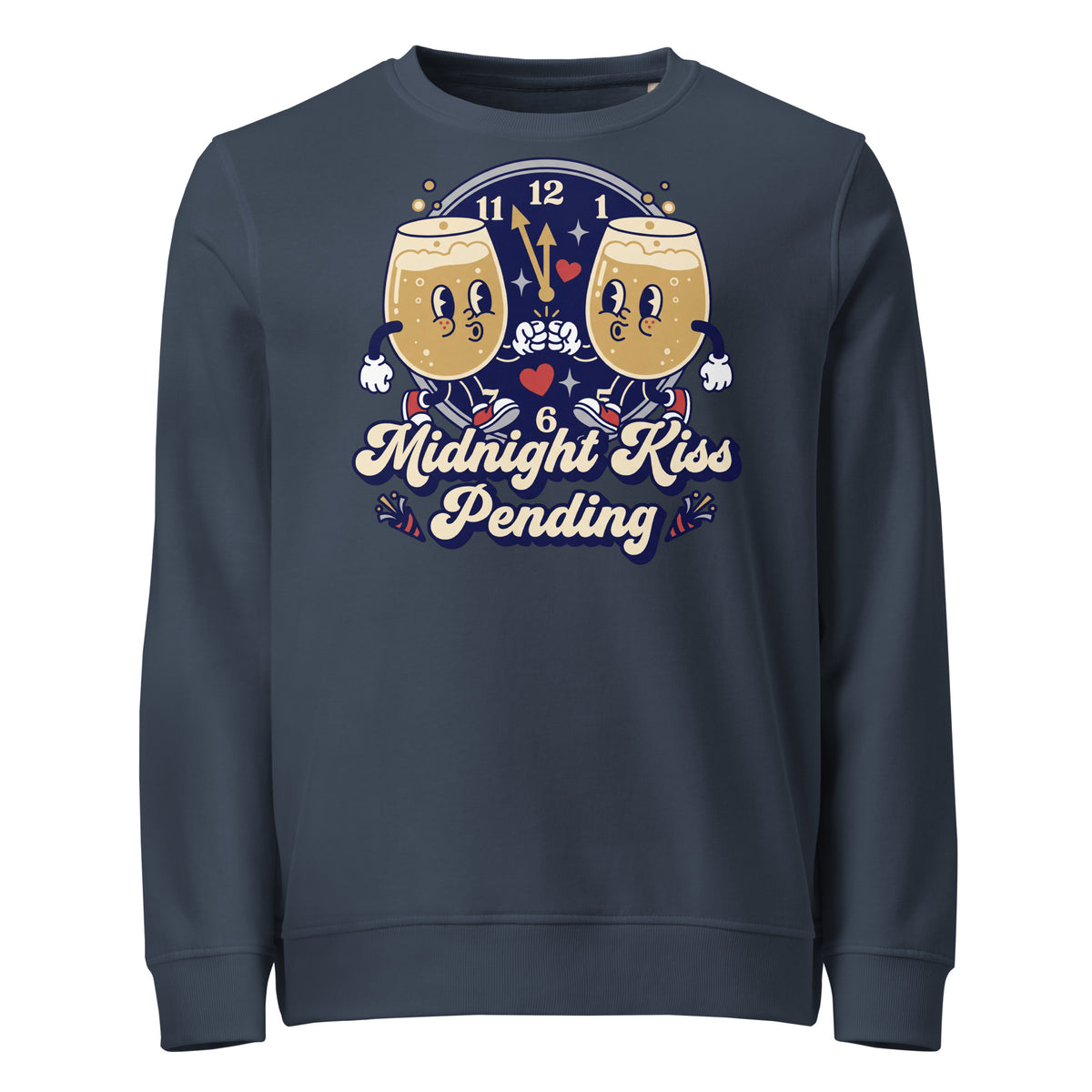 Midnight Kiss Pending New Year Mid-Weight Sweatshirt - Ricki Robin