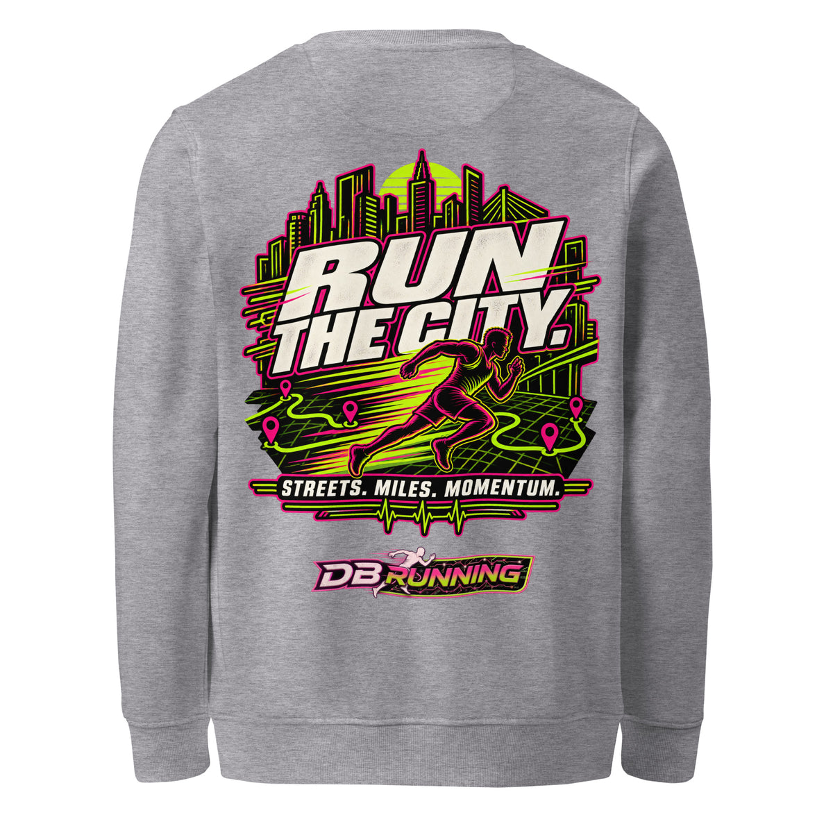Run the City Male - Mid-Weight Sweatshirt - DB Running