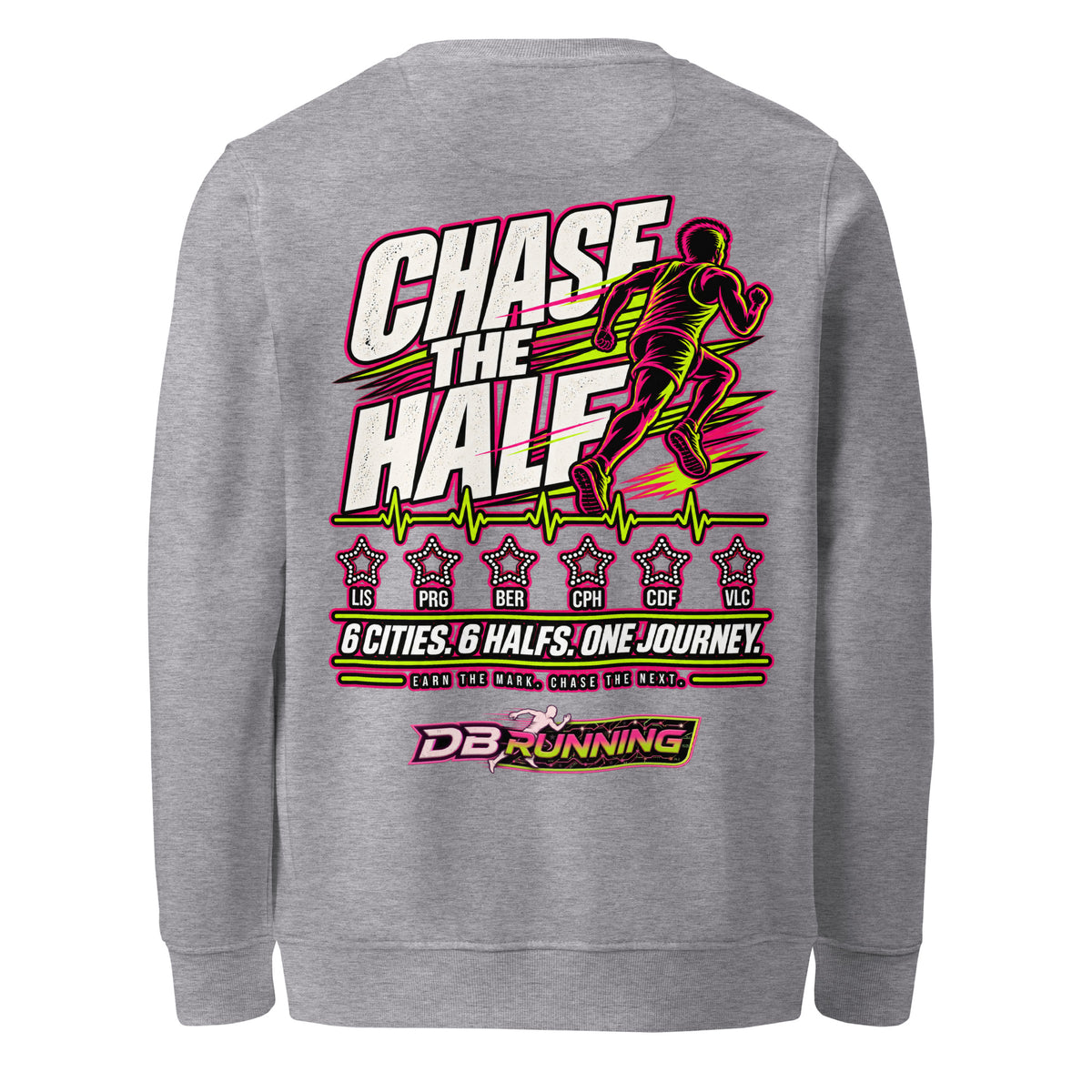 Chase the Half Male - Mid-Weight Sweatshirt - DB Running