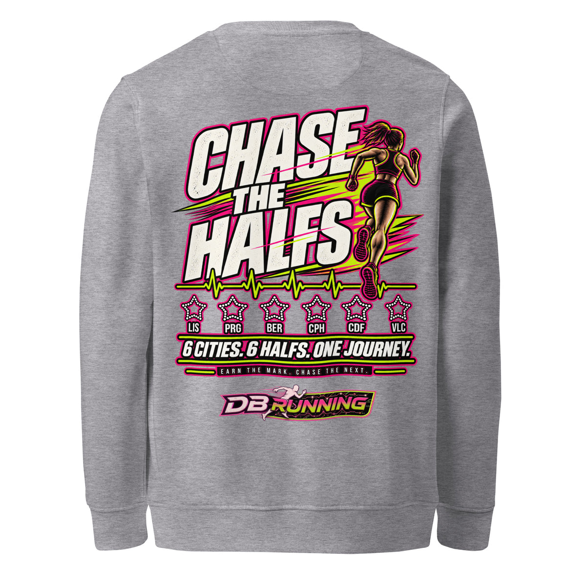 Chase the Halfs Female - Mid-Weight Sweatshirt - DB Running