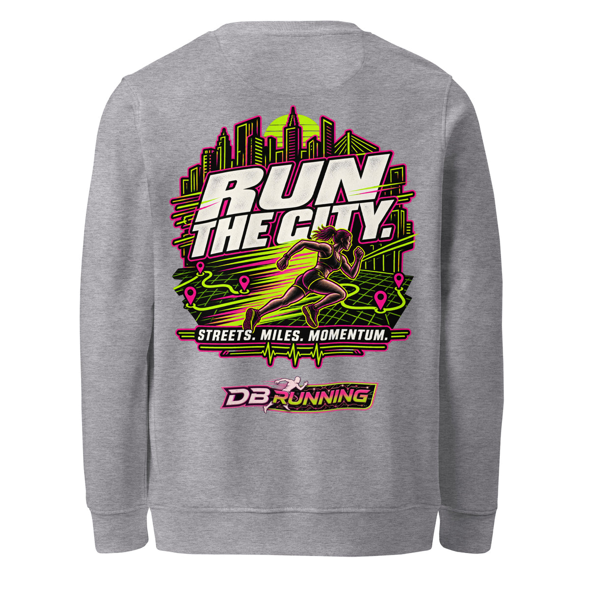 Run the City Female - Mid-Weight Sweatshirt - DB Running