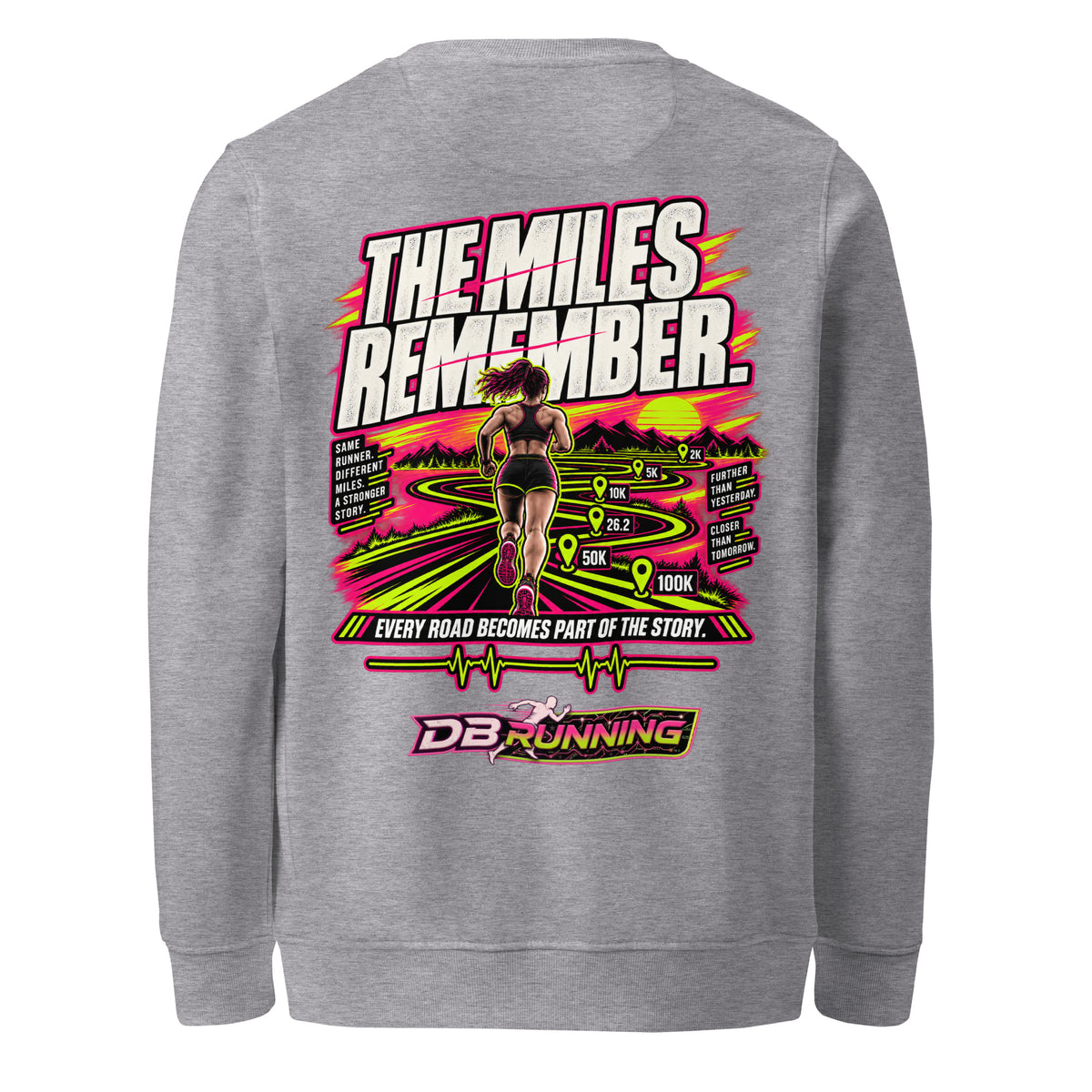 The Miles Remember Female - Mid-Weight Sweatshirt - DB Running