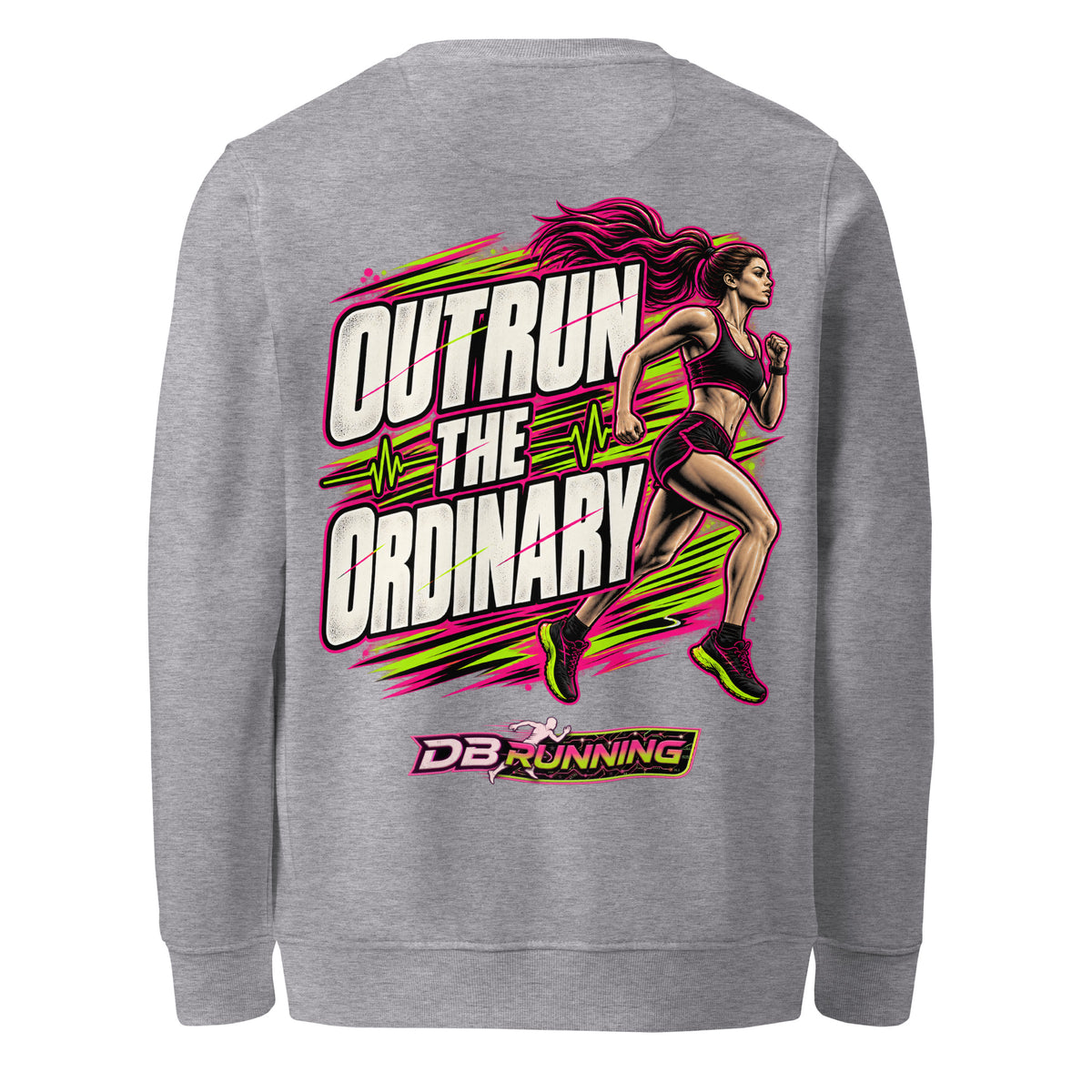 Outrun the Ordinary Female - Mid-Weight Sweatshirt - DB Running