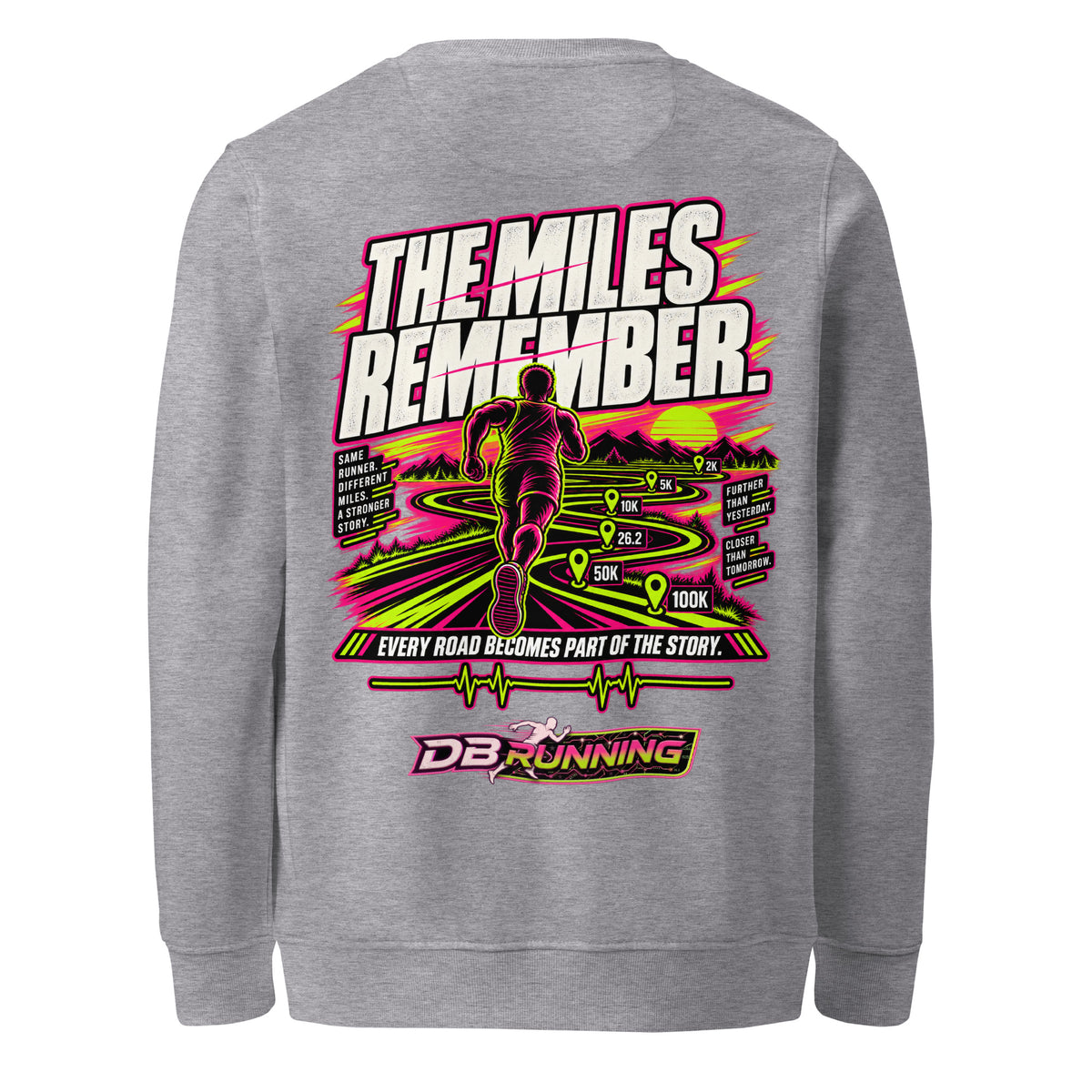 The Miles Remember Male - Mid-Weight Sweatshirt - DB Running