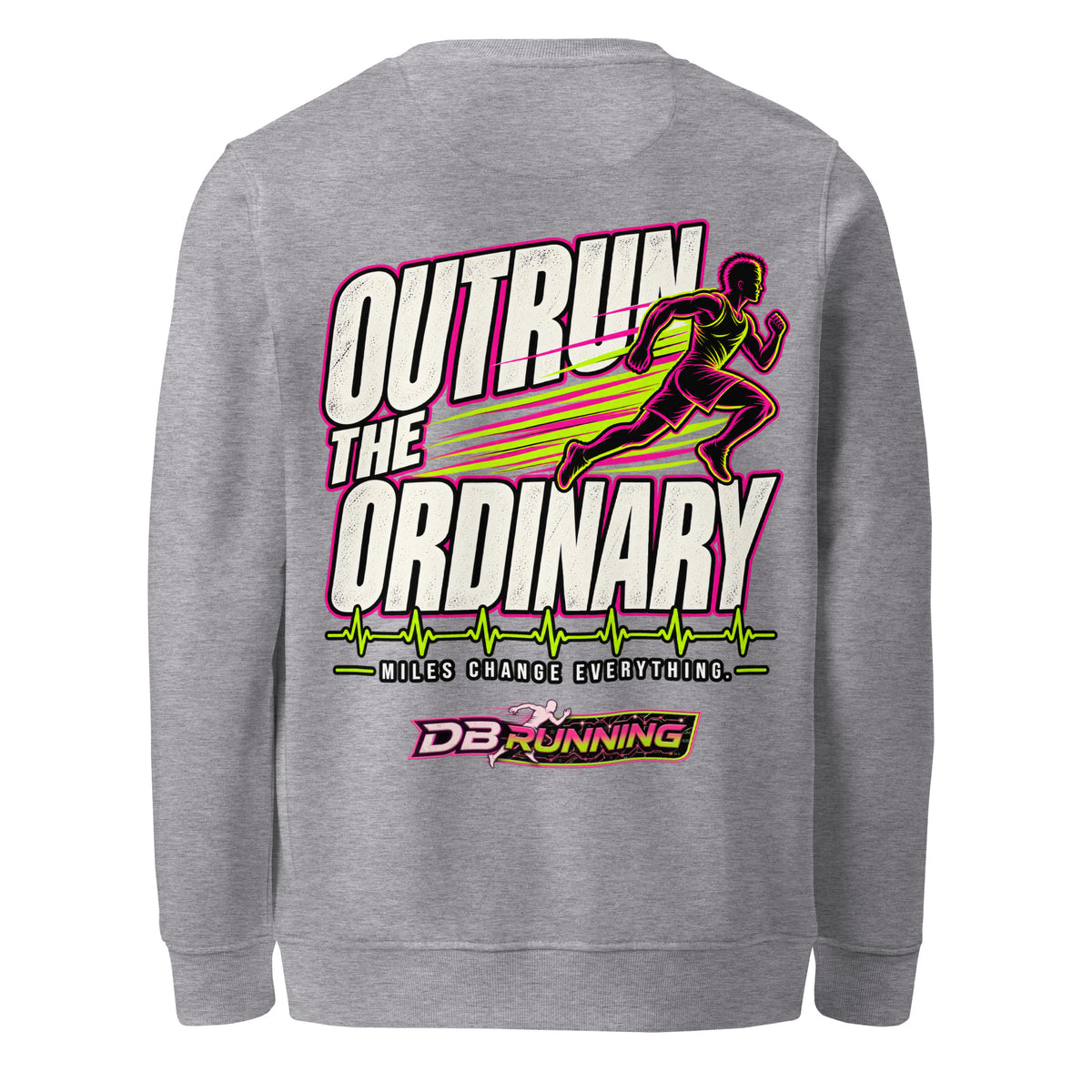 Outrun the Ordinary Male - Mid-Weight Sweatshirt - DB Running