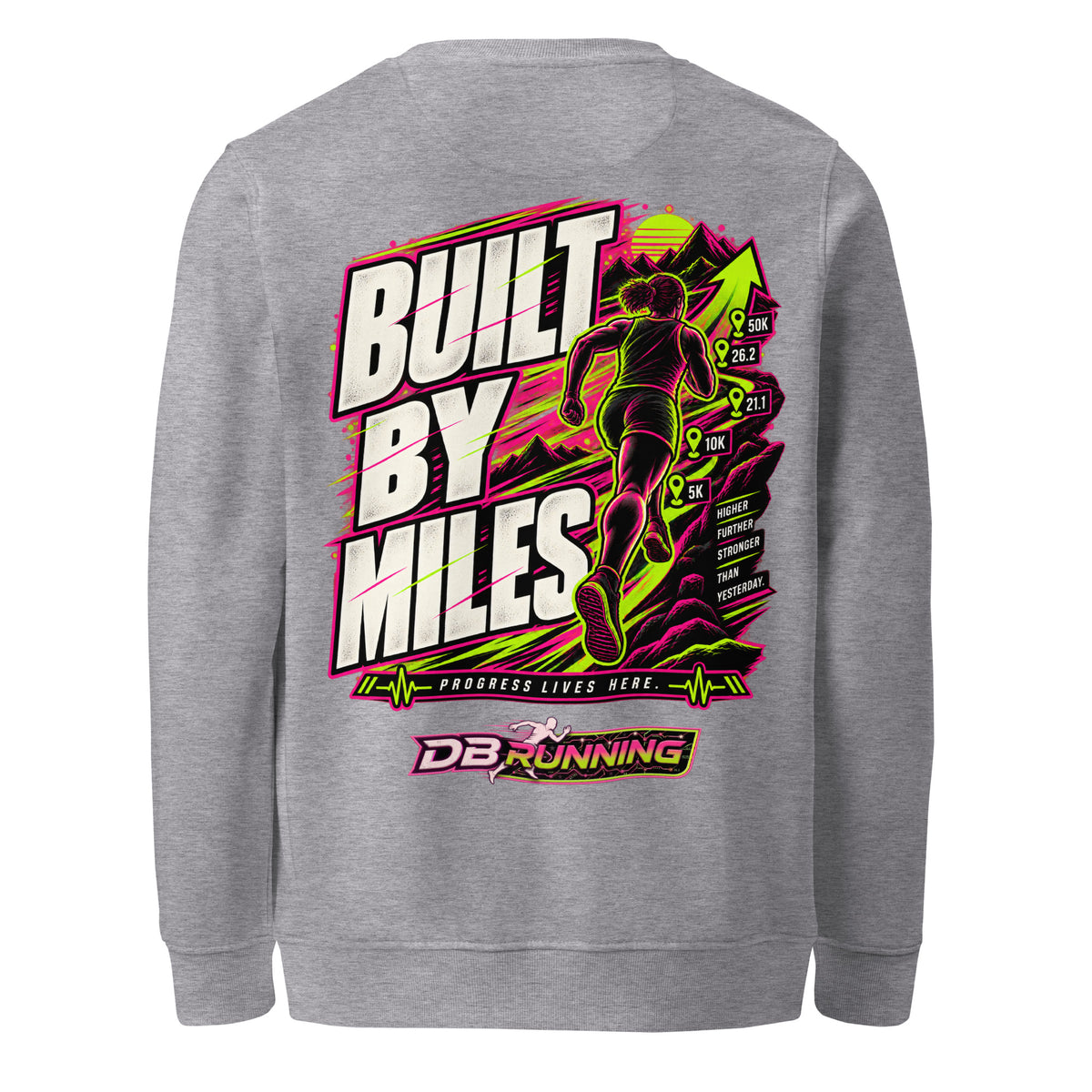 Built by Miles Female - Mid-Weight Sweatshirt - DB Running