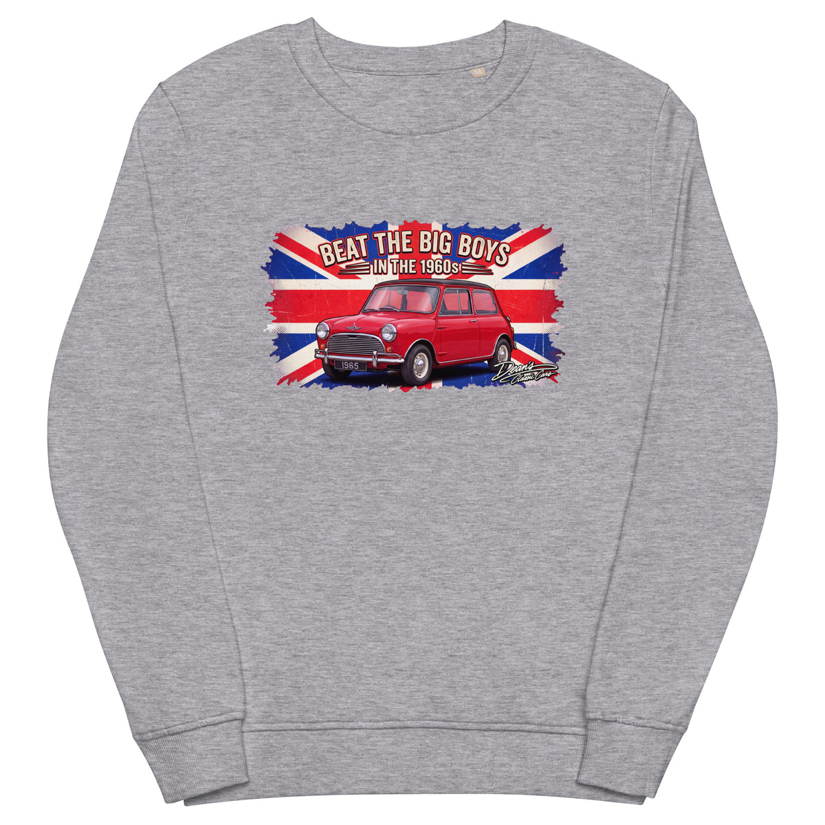 Cooper S Tartan Red Mid-Weight Sweatshirt - Dean's Classic Cars