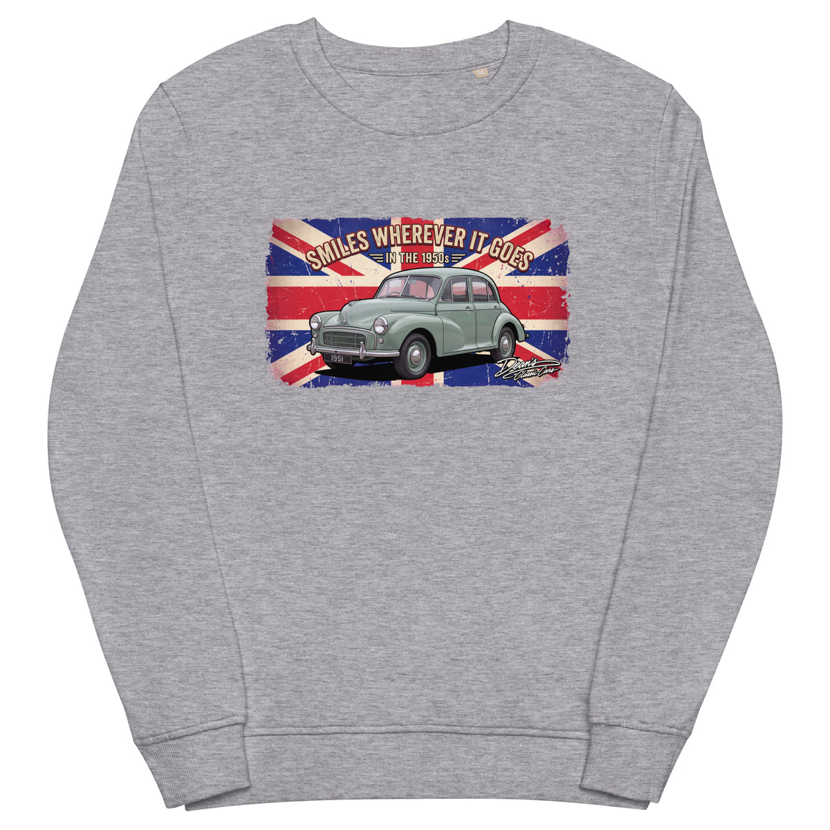 Minor MM Mist Green Mid-Weight Sweatshirt - Dean's Classic Cars