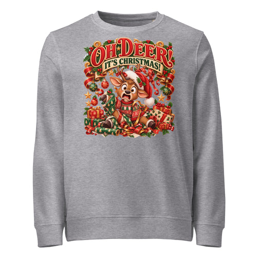 Oh Deer It's Christmas Mid-Weight Sweatshirt - Ricki Robin