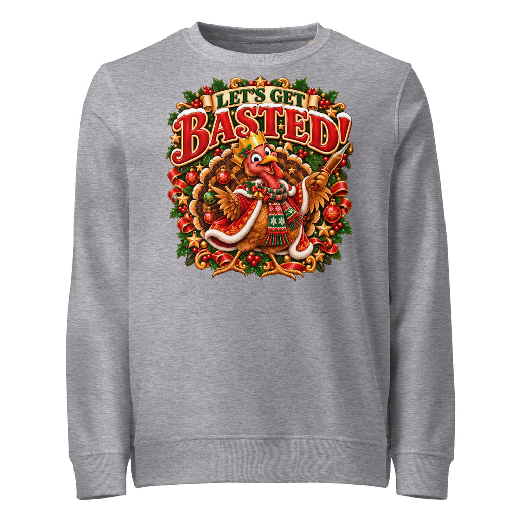 Let's Get Basted Christmas Mid-Weight Sweatshirt - Ricki Robin