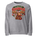Merry Chrismoose Christmas Mid-Weight Sweatshirt - Ricki Robin