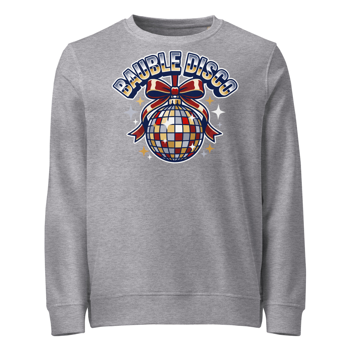 Bauble Disco Christmas Mid-Weight Sweatshirt - Ricki Robin
