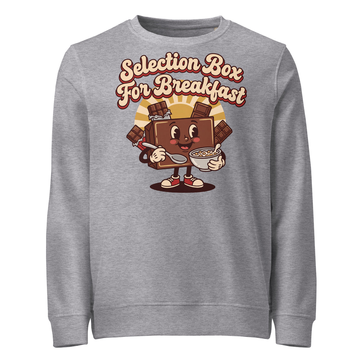 Selection Box For Breakfast Christmas Mid-Weight Sweatshirt - Ricki Robin