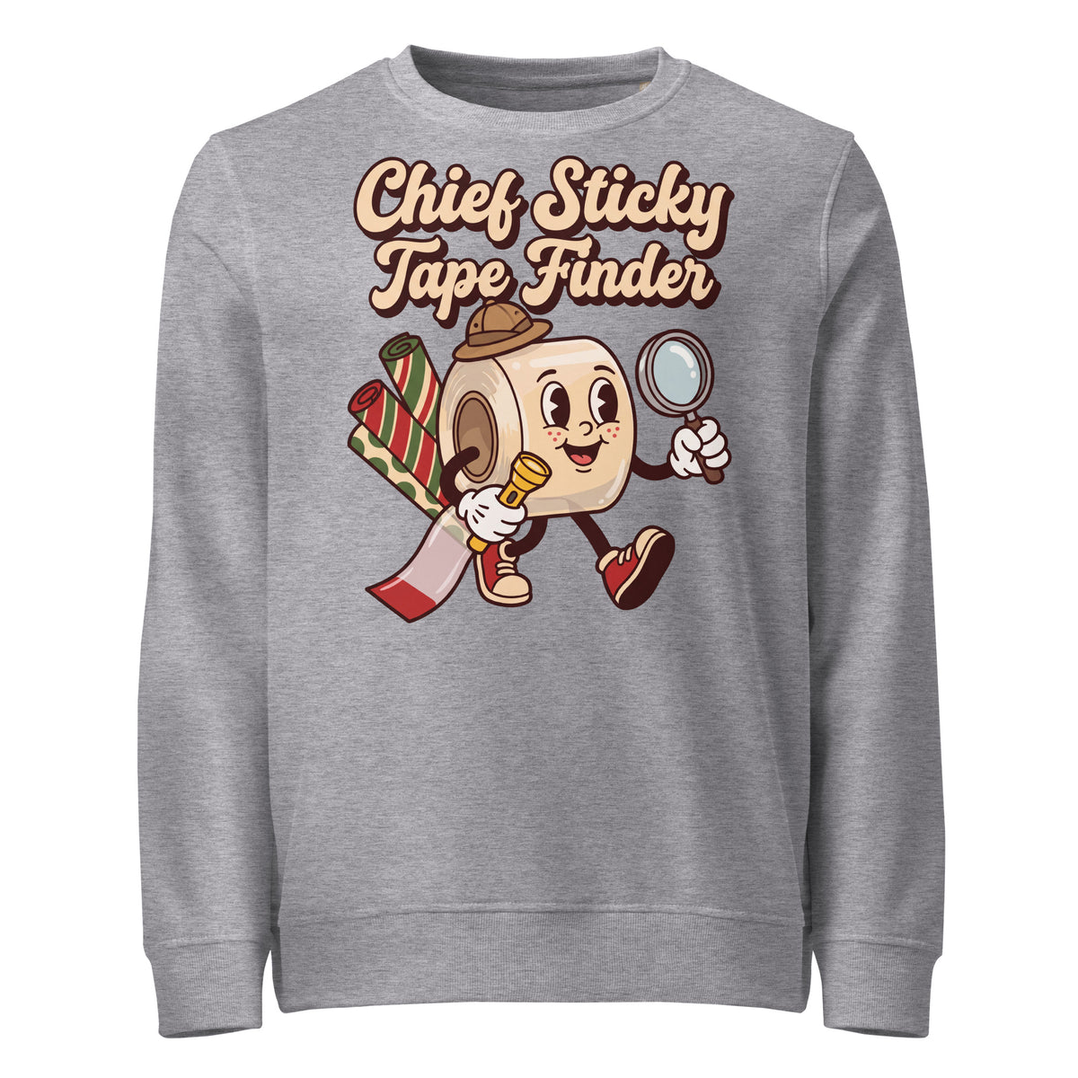 Chief Sticky Tape Finder Christmas Mid-Weight Sweatshirt - Ricki Robin