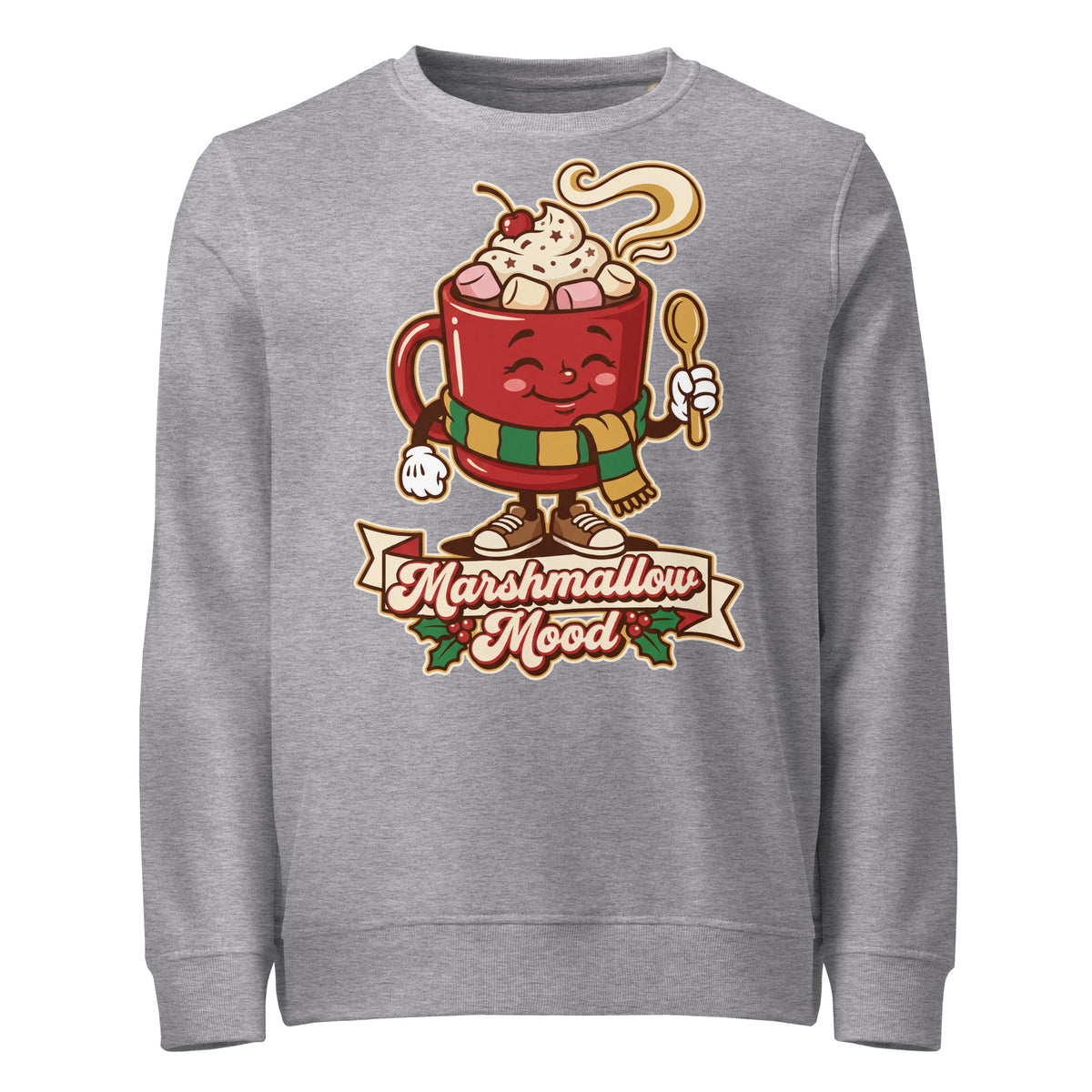 Marshmallow Mood Christmas Mid-Weight Sweatshirt - Ricki Robin