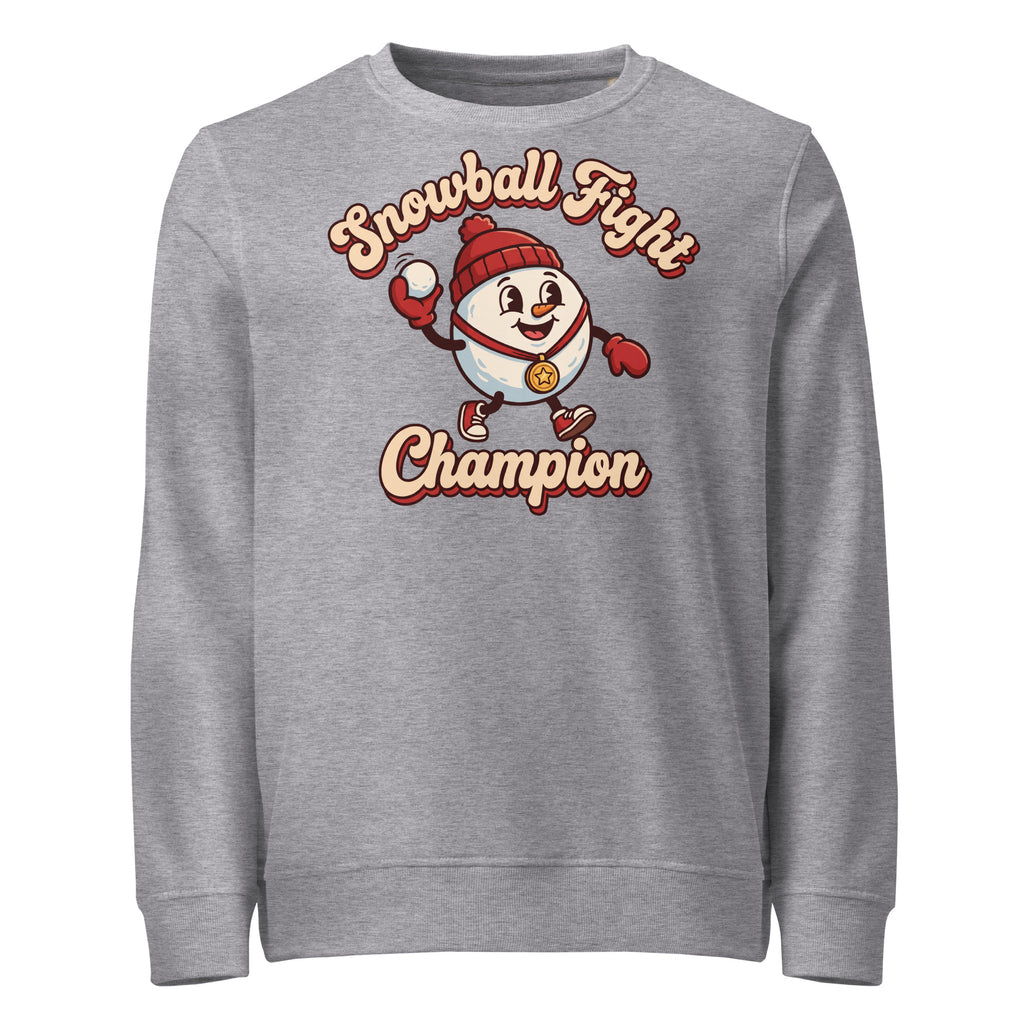 Snowball Fight Champion Christmas Mid-Weight Sweatshirt - Ricki Robin