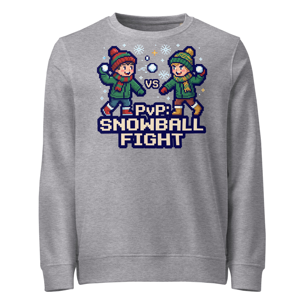PvP: Snowball Fight Christmas Mid-Weight Sweatshirt - Ricki Robin