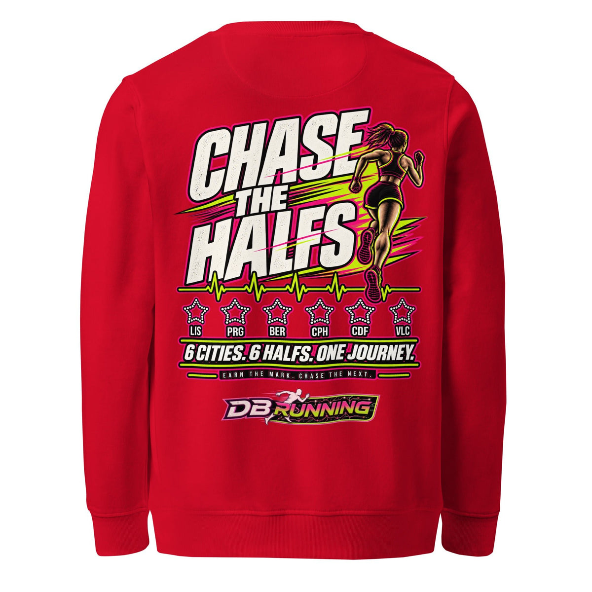 Chase the Halfs Female - Mid-Weight Sweatshirt - DB Running