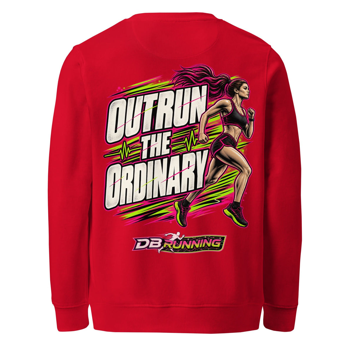 Outrun the Ordinary Female - Mid-Weight Sweatshirt - DB Running