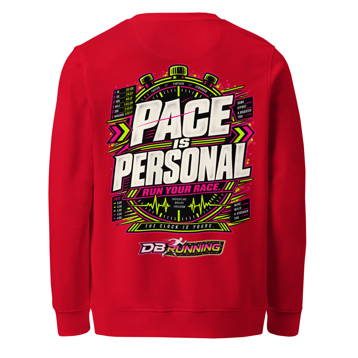 Pace is Personal - Mid-Weight Sweatshirt - DB Running