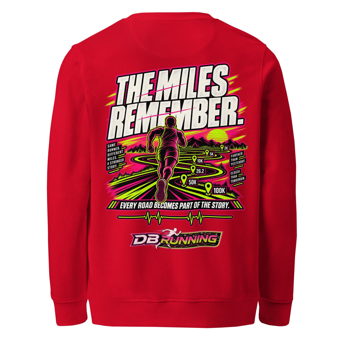 The Miles Remember Male - Mid-Weight Sweatshirt - DB Running