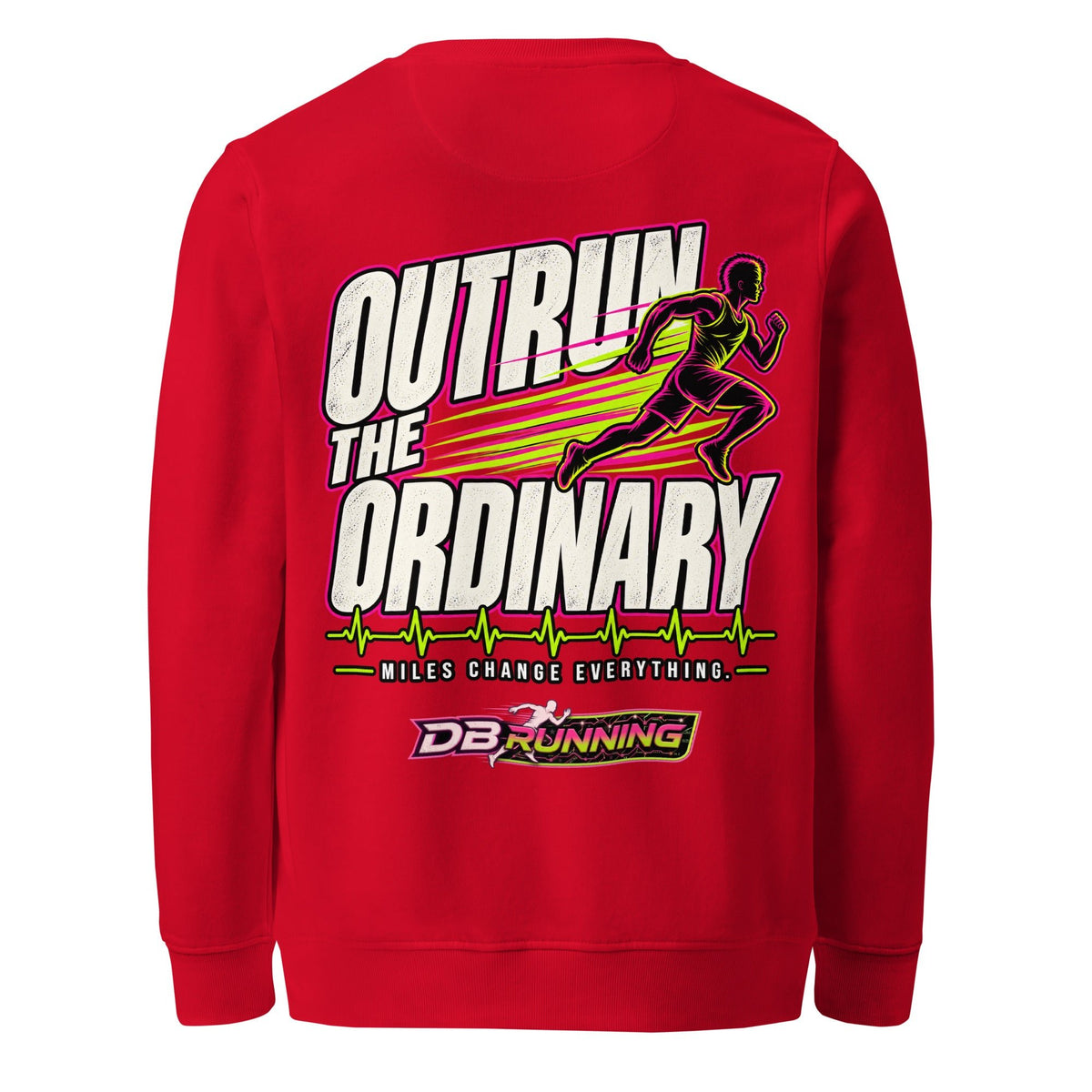 Outrun the Ordinary Male - Mid-Weight Sweatshirt - DB Running