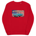 Bel Air Tropical Turquoise Mid-Weight Sweatshirt - Dean's Classic Cars
