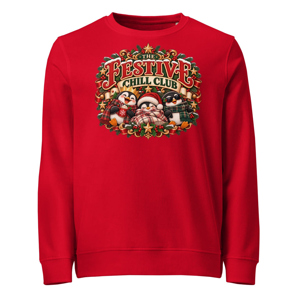 The Festive Chill Club Christmas Mid-Weight Sweatshirt - Ricki Robin